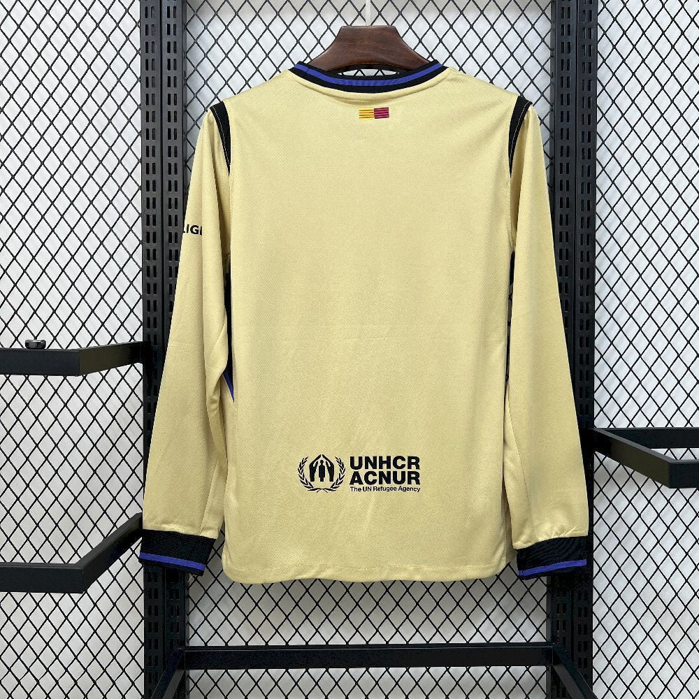 Maillot Extérieur FC Barcelone Manches Longues 2025/26