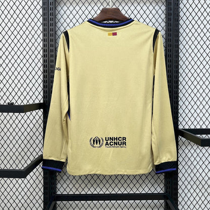 Maillot Extérieur FC Barcelone Manches Longues 2025/26