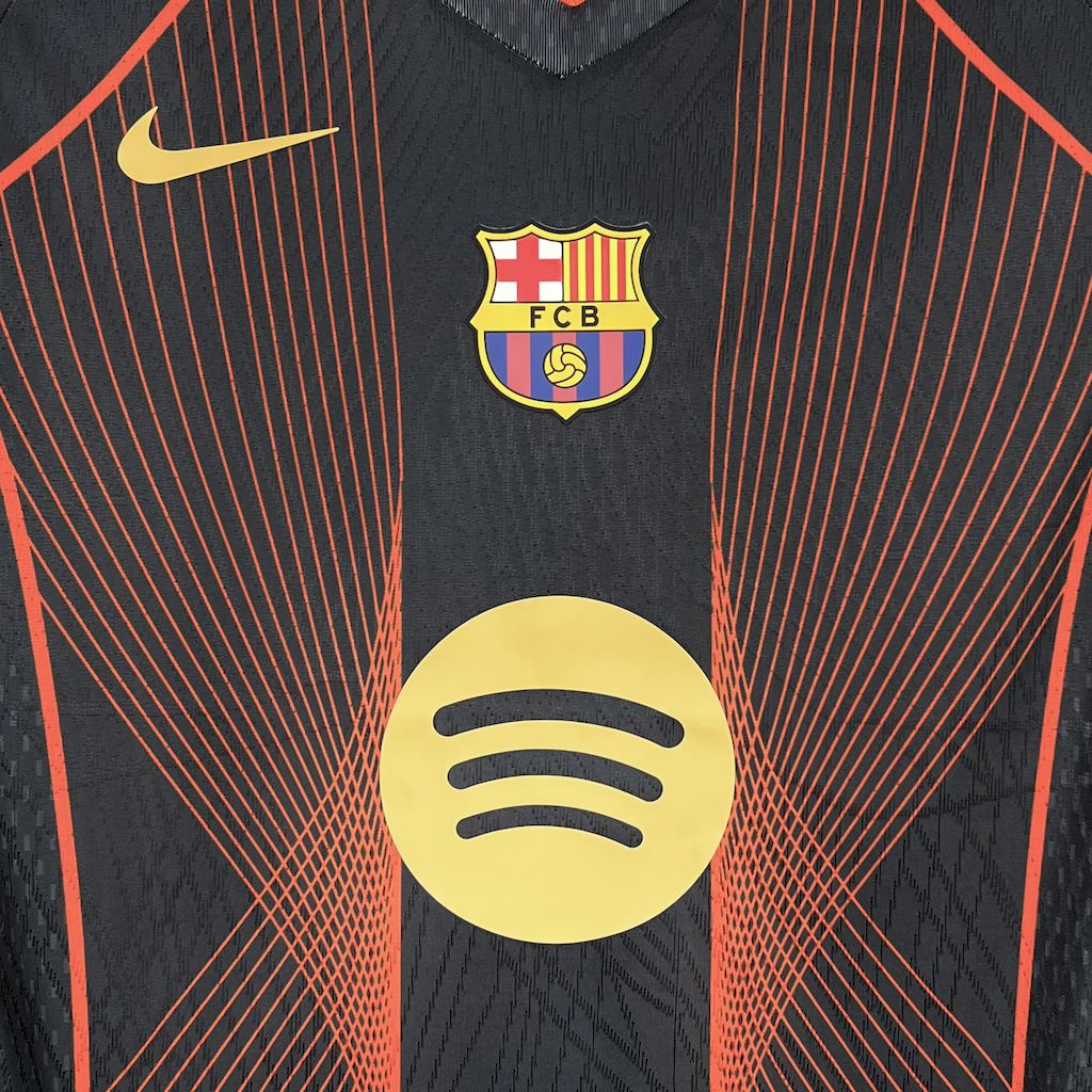 Maillot Spécial Noir/Orange FC Barcelone 2025/26