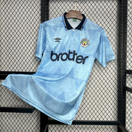 Maillot Domicile Rétro Manchester City 1989