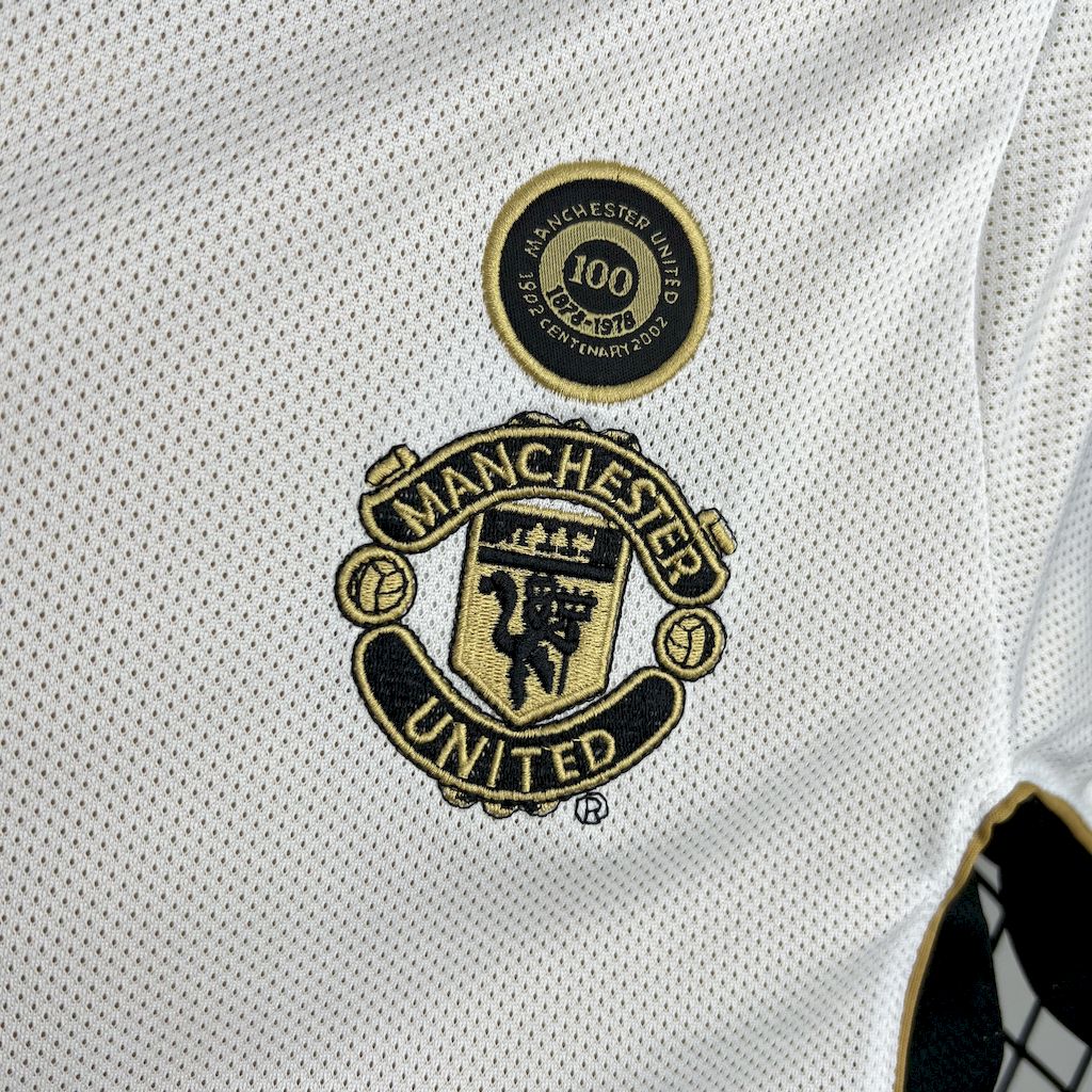Maillot Centenaire Réversible Rétro Manchester United 2001/02
