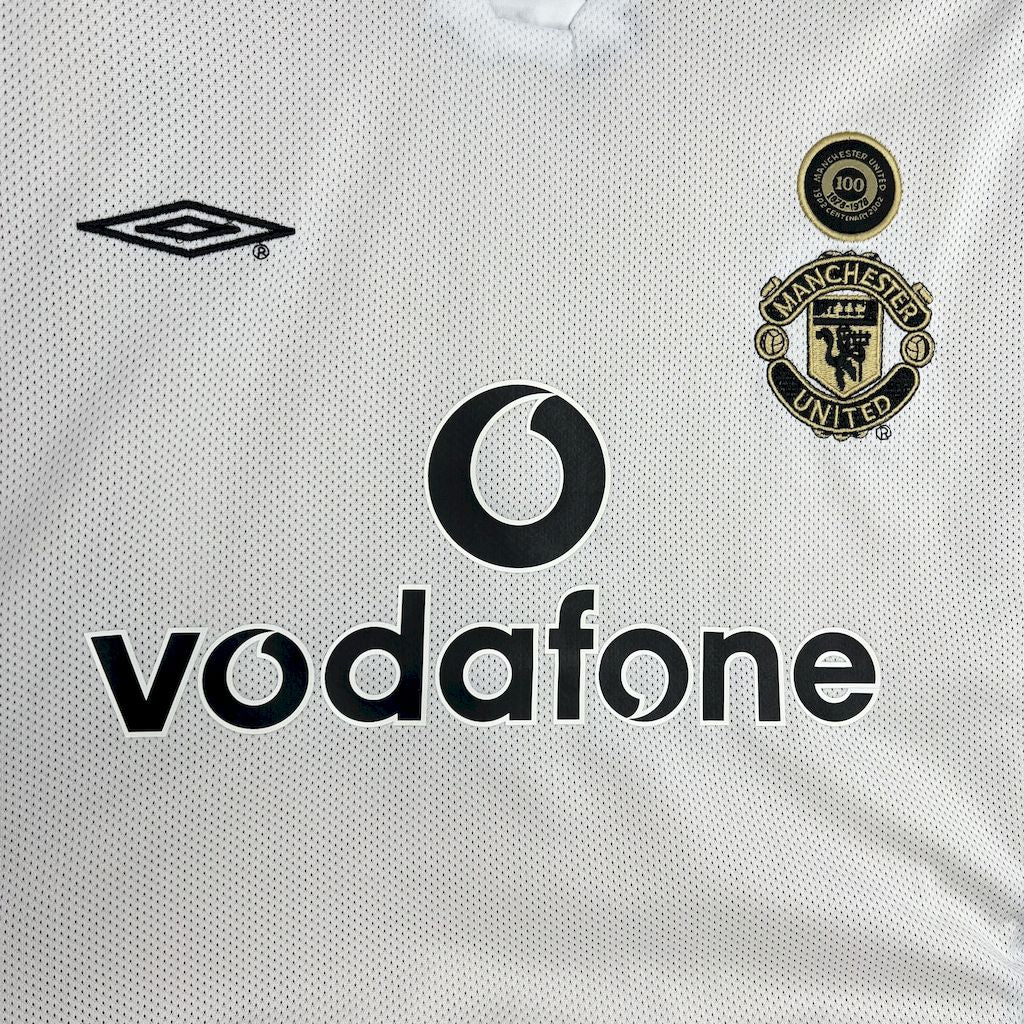 Maillot Centenaire Réversible Rétro Manchester United 2001/02