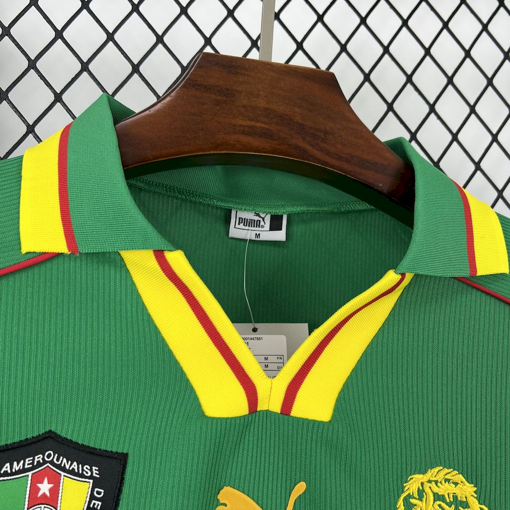 Maillot Domicile Rétro Cameroun 1998